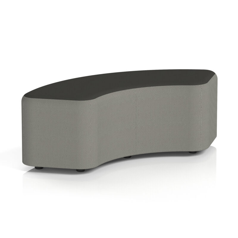 harlestone curved stool in two tone