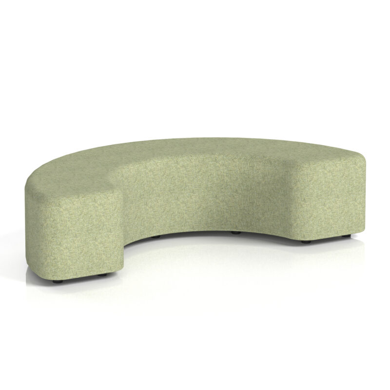 harlestone curved stool in single tone