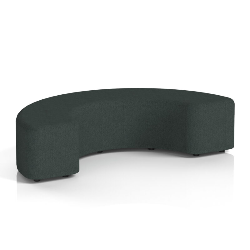 harlestone curved stool in single tone