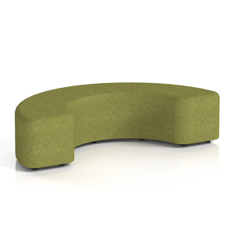 harlestone curved stool in single tone