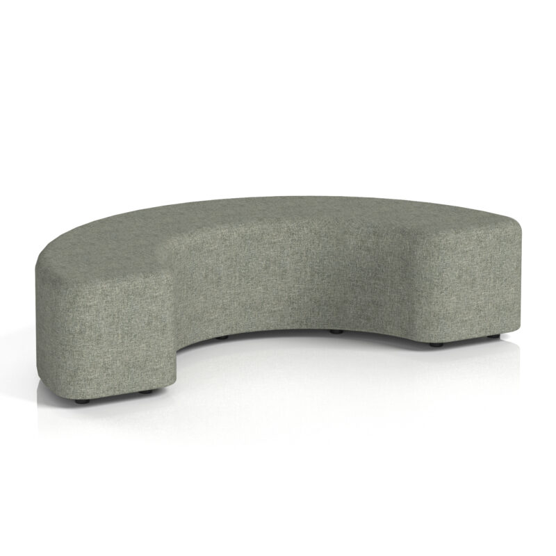 harlestone curved stool in single tone