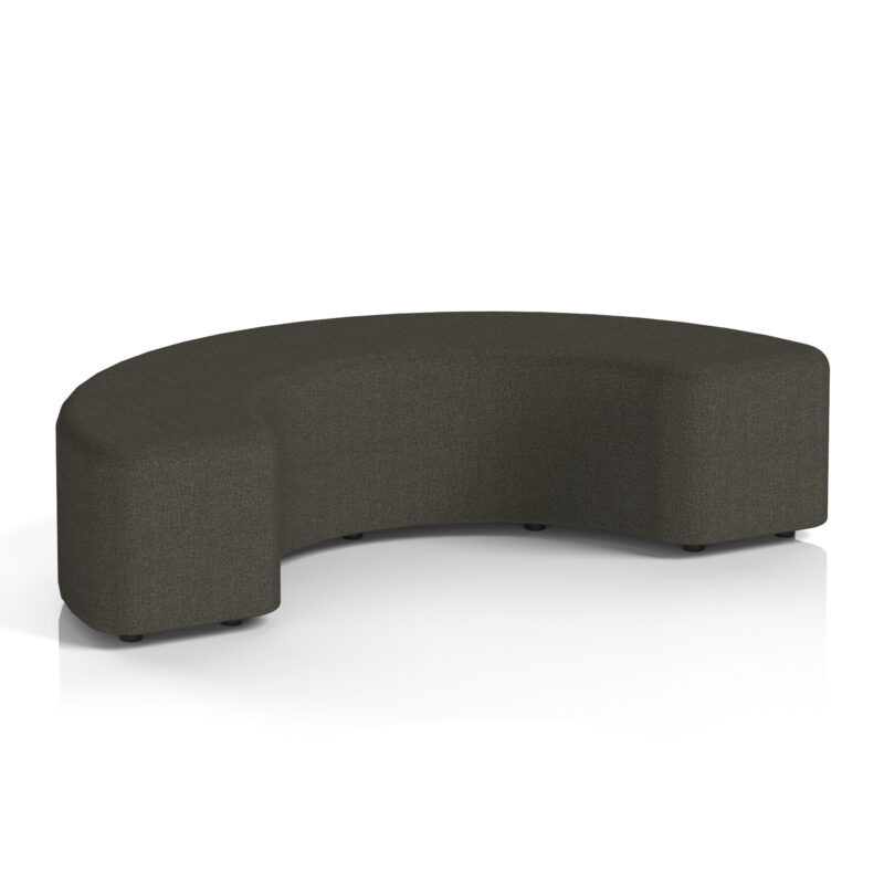 harlestone curved stool in single tone