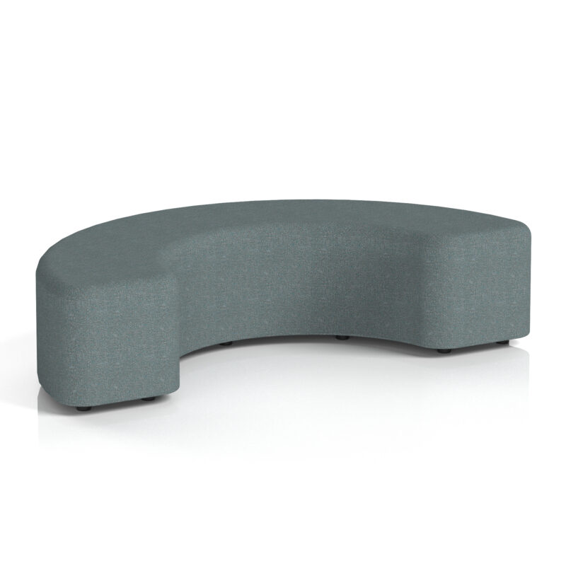 harlestone curved stool in single tone