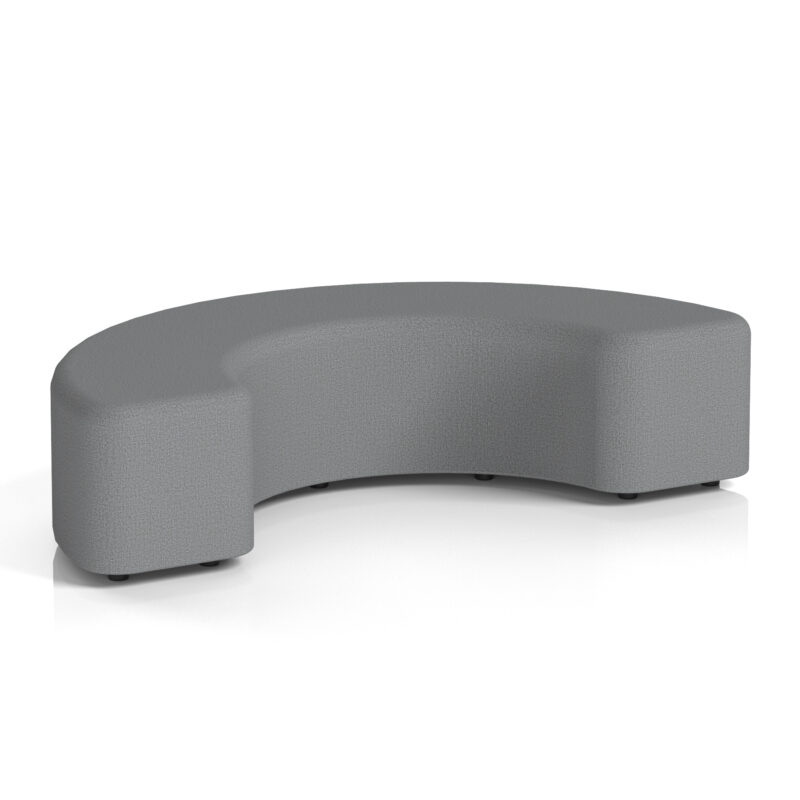harlestone curved stool in single tone