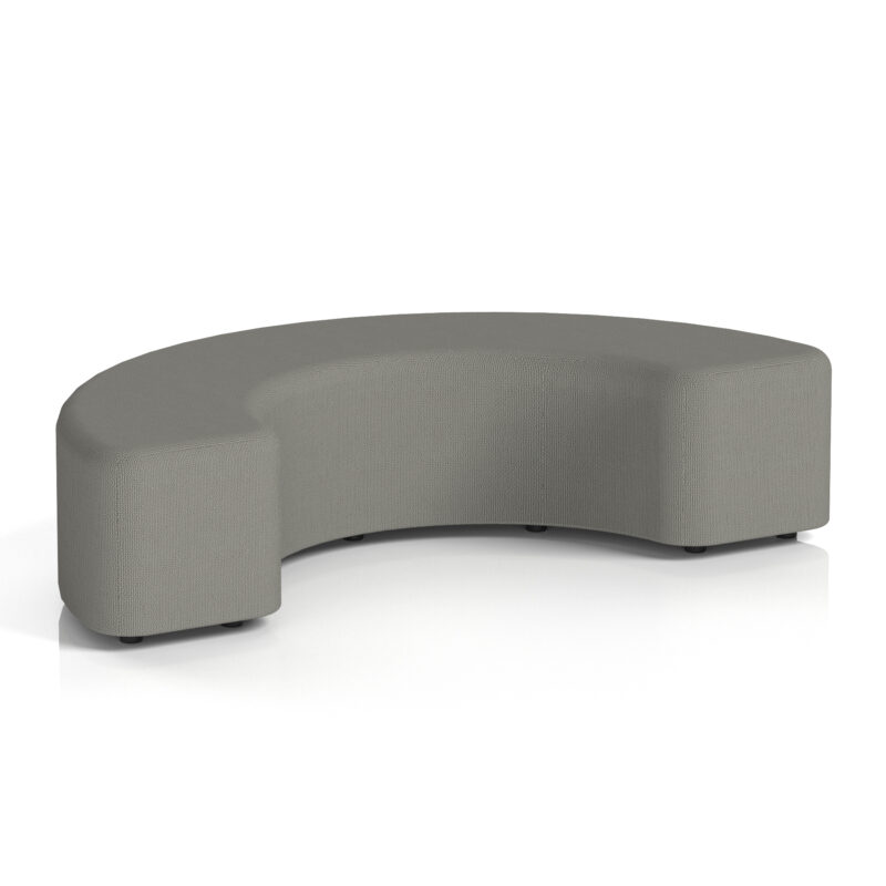 harlestone curved stool in single tone