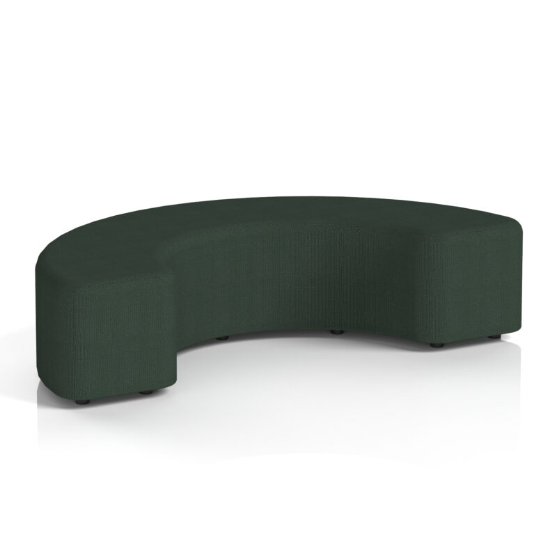 harlestone curved stool in single tone